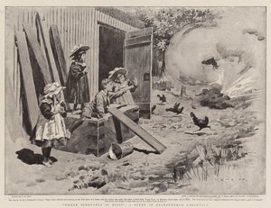 Hvor uvidenhed er lyksalighed, en scene i belejrede Ladysmith